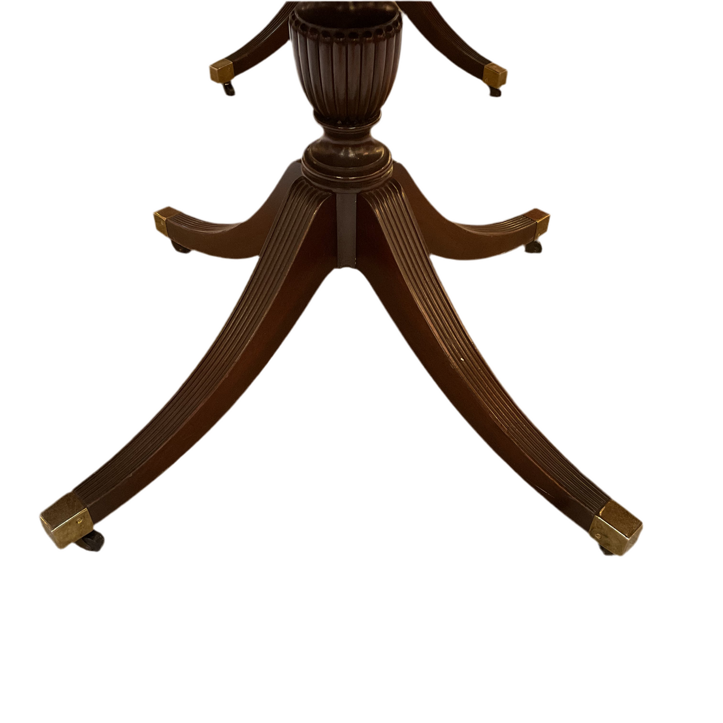 Regency Style Mahogany Dining Table By Baker Furniture