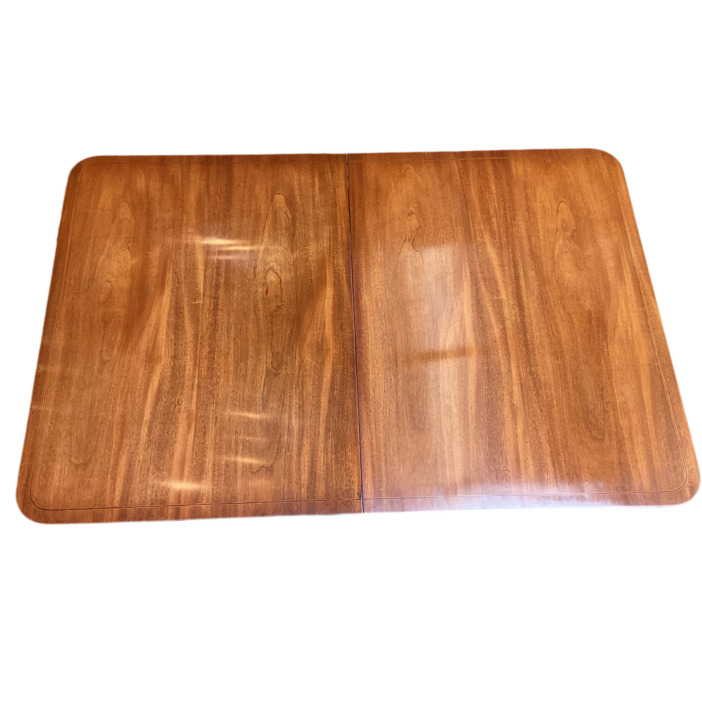 Regency Style Mahogany Dining Table By Baker Furniture