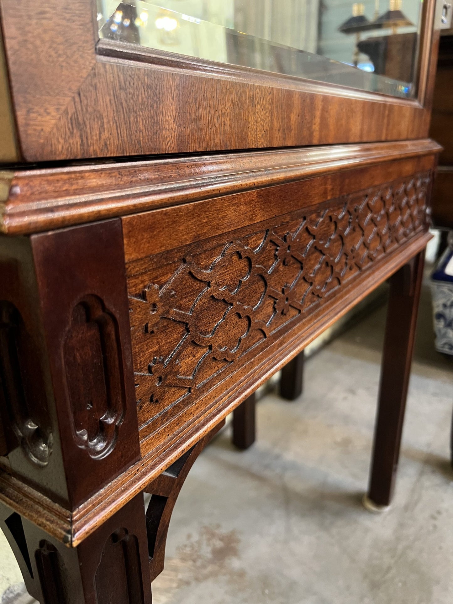 Mahogany Curio Cabinet