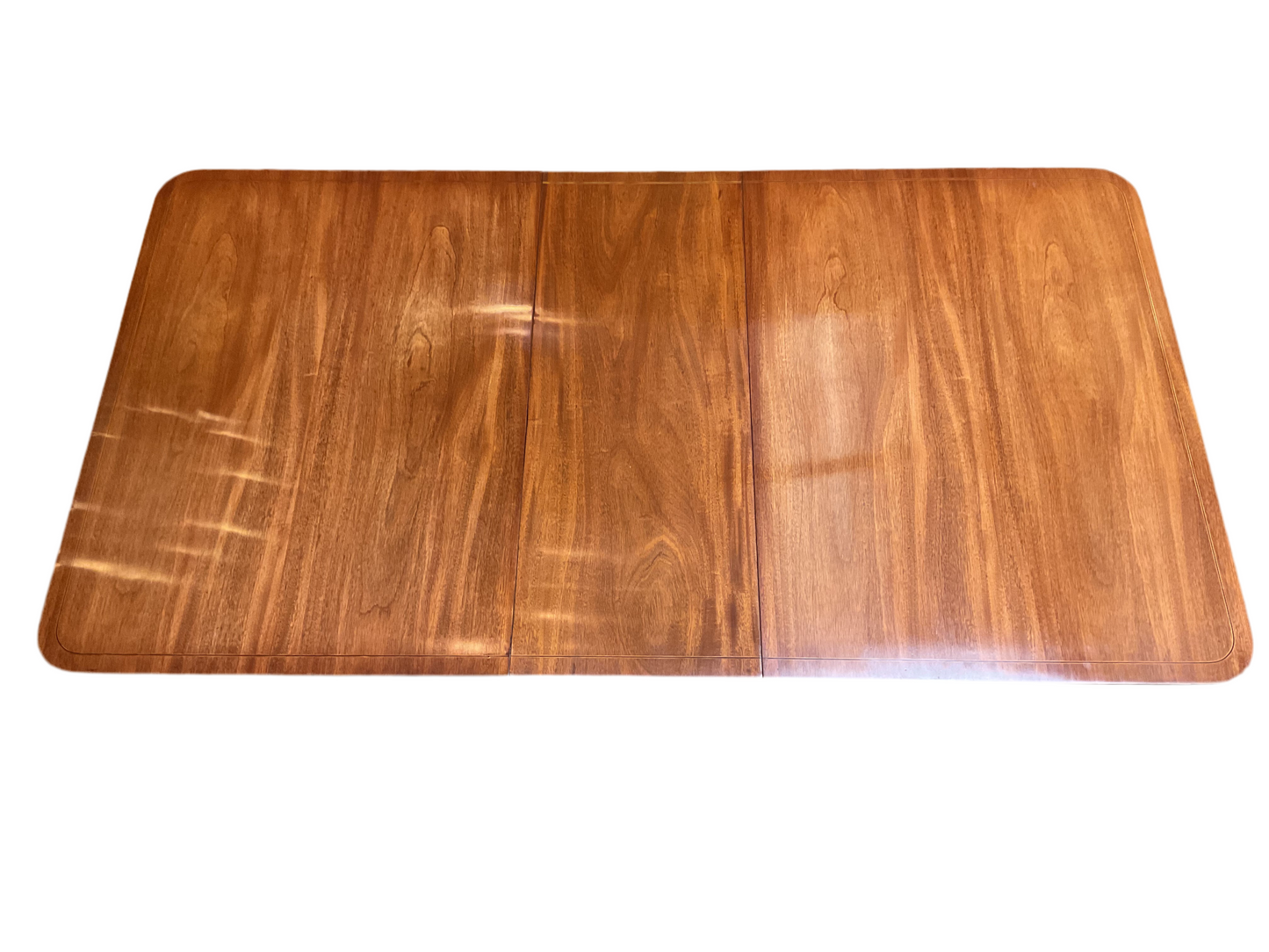 Regency Style Mahogany Dining Table By Baker Furniture