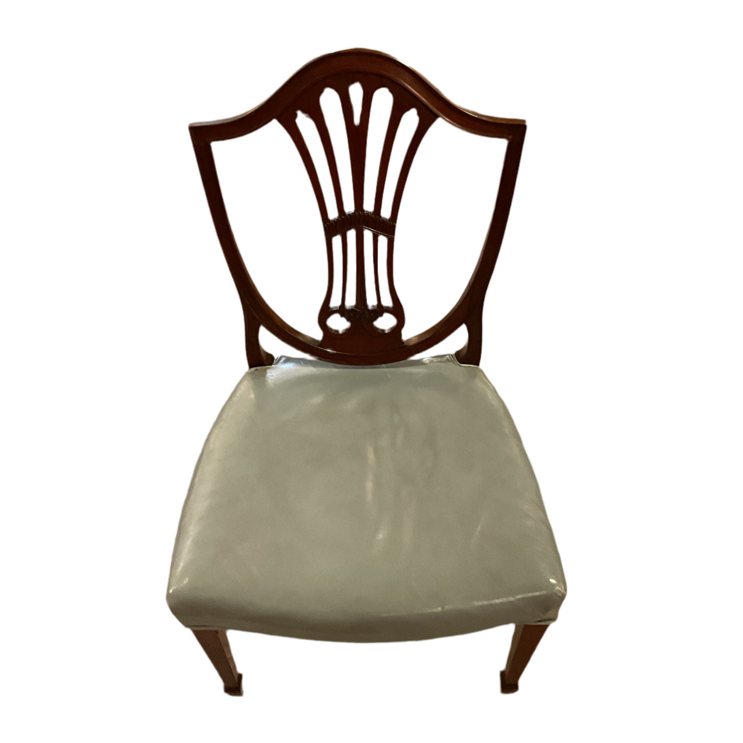 Set 8 Shield Back Dining Chairs 18thC.