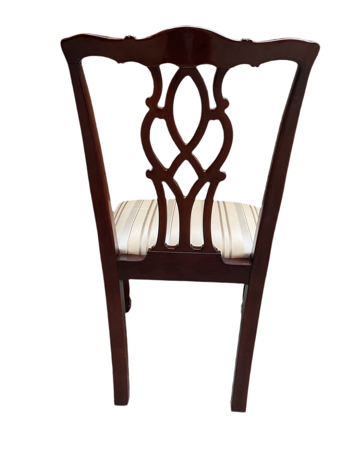 Set of 8 Chippendale Style Dining Chairs By Kindel Furniture