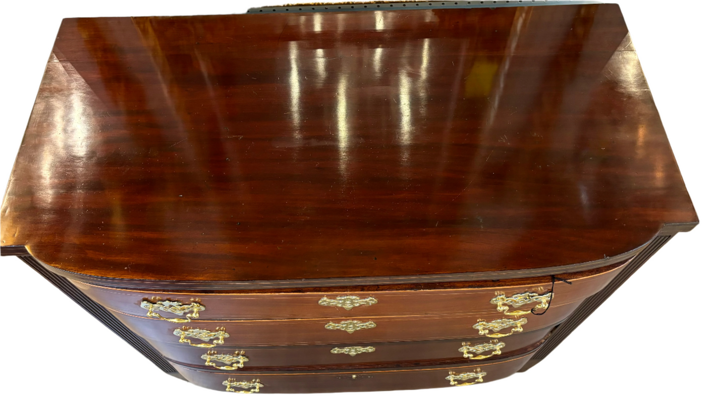 English Antique Regency Mahogany Chest of Drawers