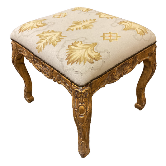 Giltwood Bench.