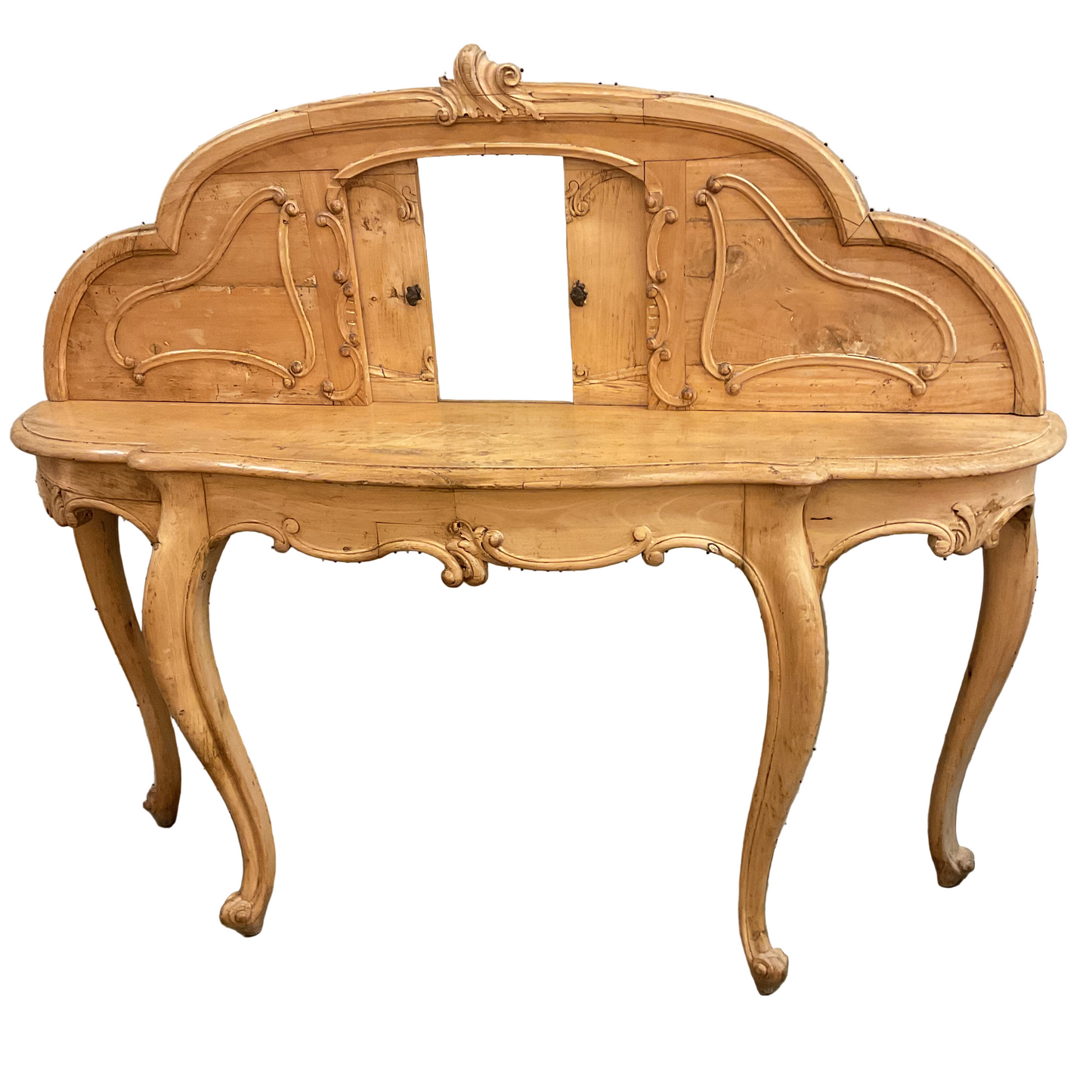 Vintage Pine Narrow Console Table