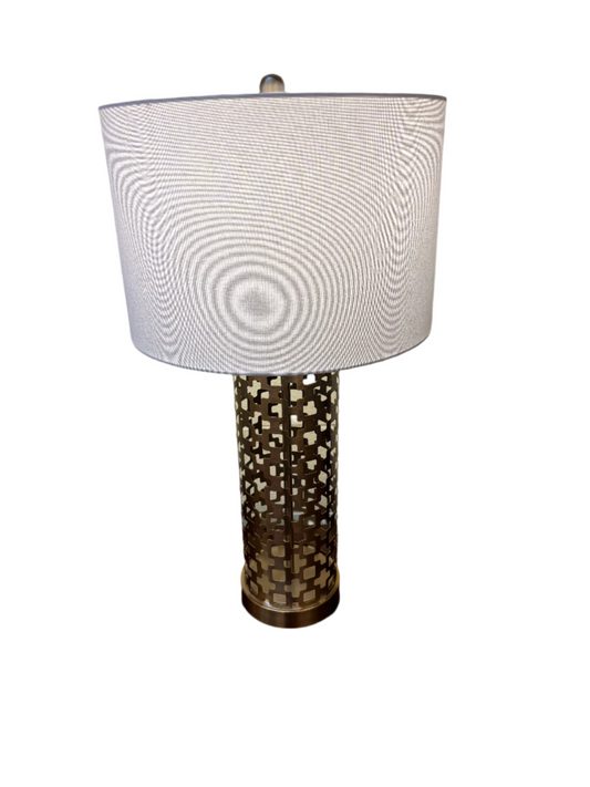Pair Modern Brass Lamps