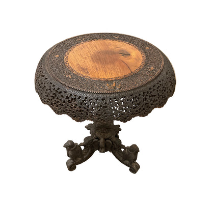 Antique Burmese Anglo Indian Carved Table