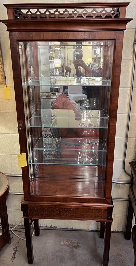 Mahogany Curio Cabinet