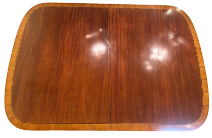 Vintage Baker Furniture Mahogany Dining Table