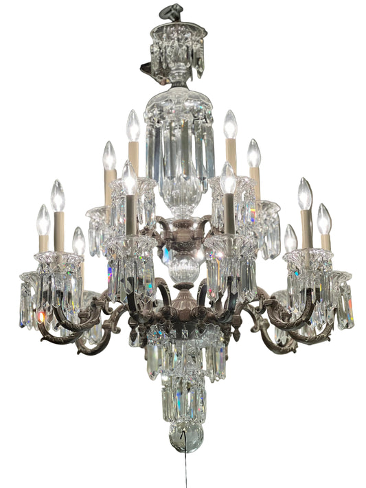 Schonbek 14 light Crystal Chandelier
