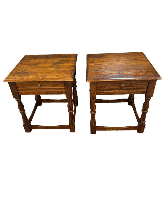 Pair country Style End Tables
