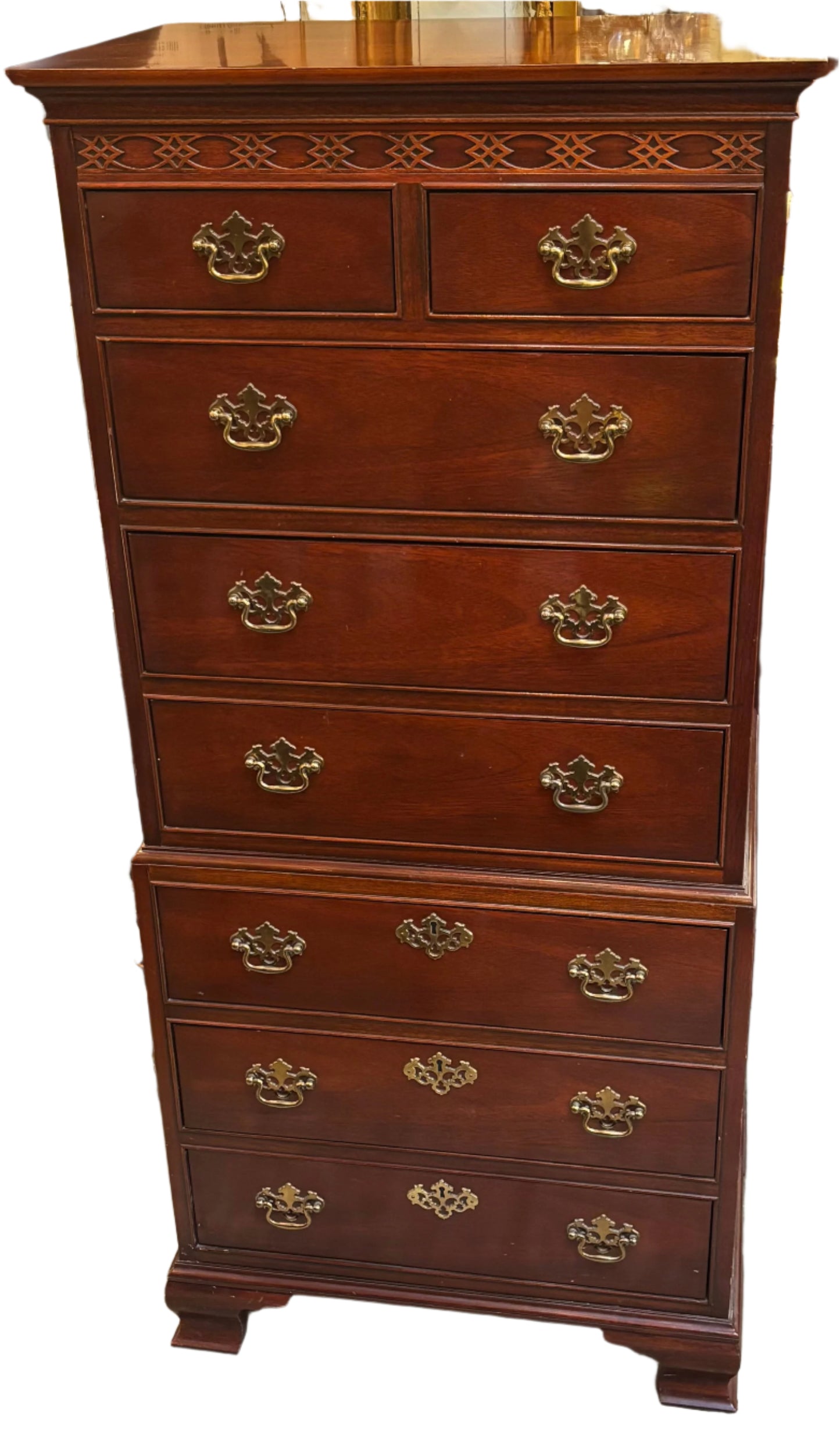 Highboy Dresser By Baker Furniture