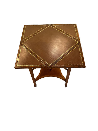Mahogany Handkerchief Game Table