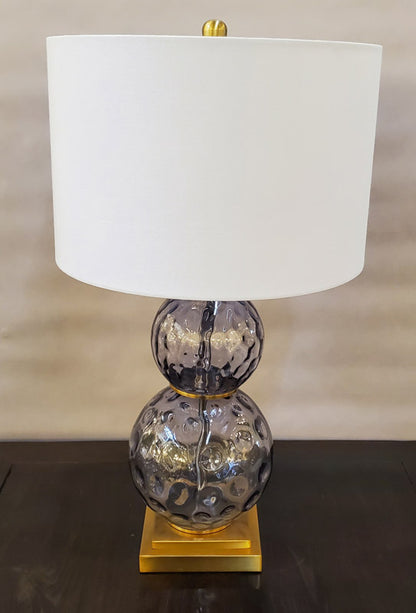 Pair of Moderne Glass Lamps