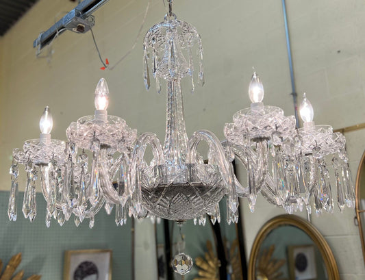 8 Light Crystal Chandelier by Waterford