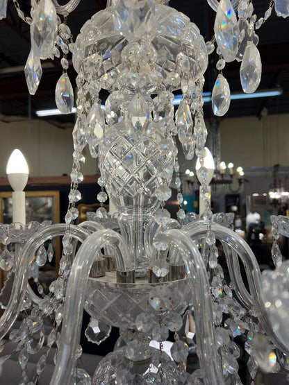 8 Light Crystal Chandelier By Schonbek