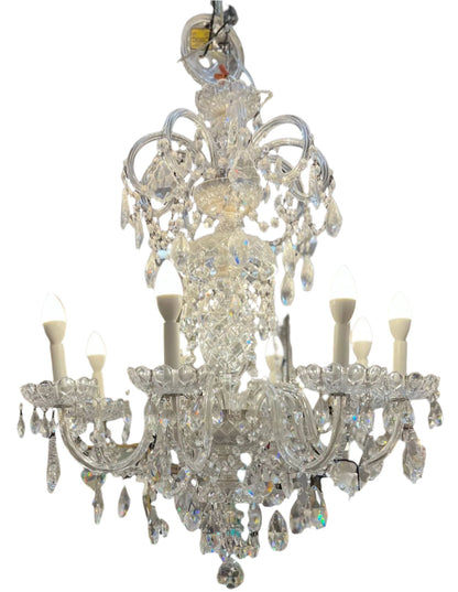 8 Light Crystal Chandelier By Schonbek