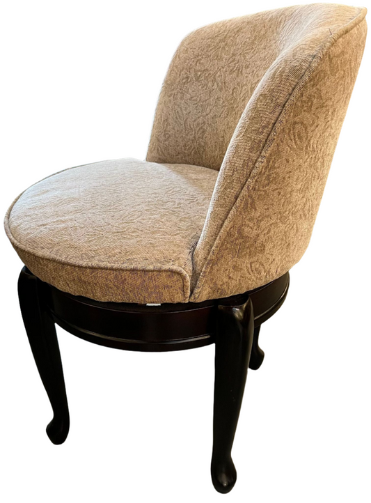 Tan Dressing Room Swivel Chair