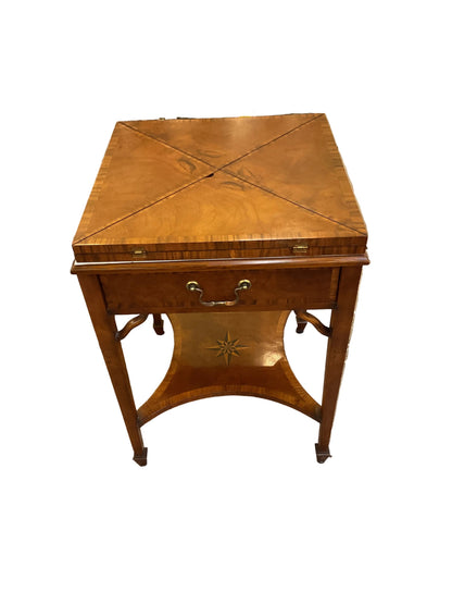 Mahogany Handkerchief Game Table