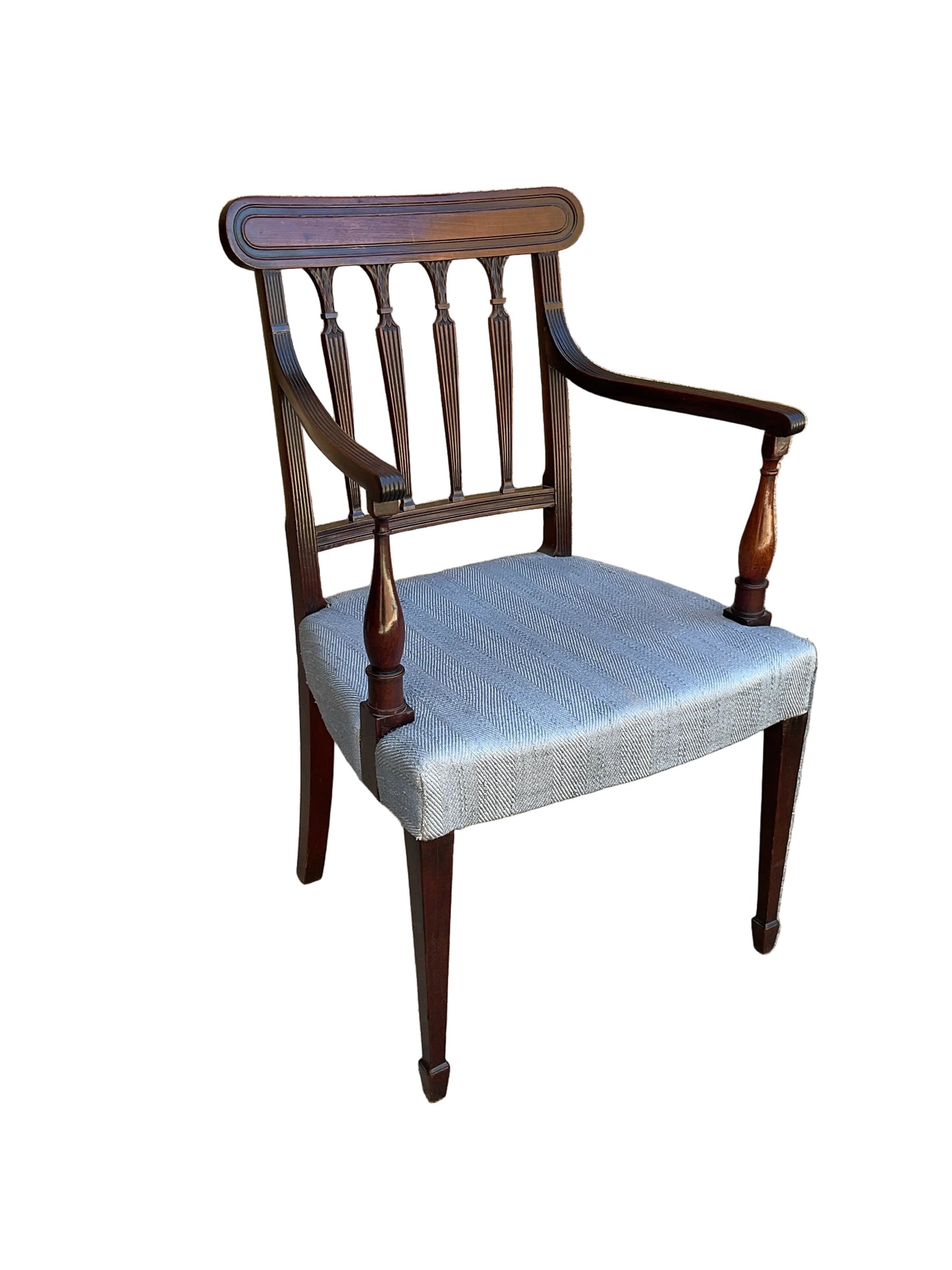 Set of 8 English Mahogany Period Dining Chairs