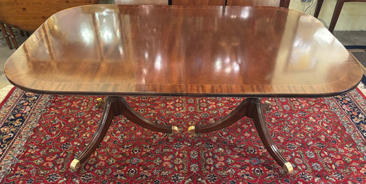 Mahogany Regency Style Dining Table