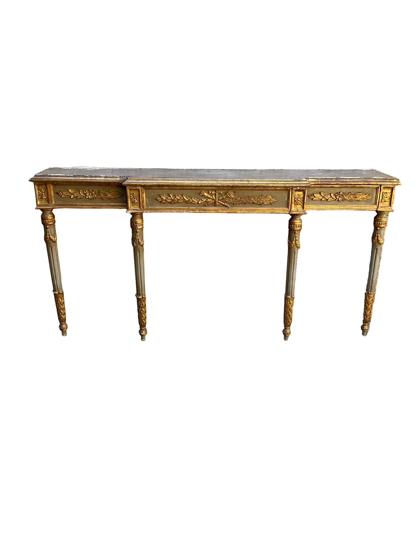 Pair Vintage Neo-Classical Wall Mount Console Table
