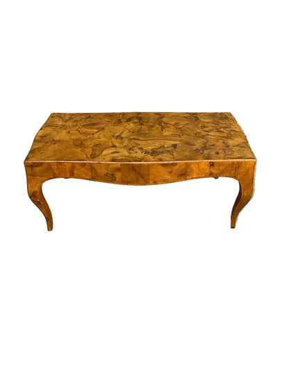 Vintage Olive Wood Coffee Table
