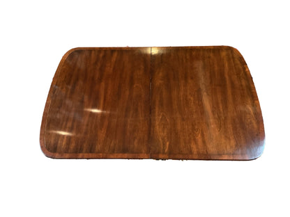 Vintage Mahogany Double Pedestal Dining Table by Kittinger Furniture.