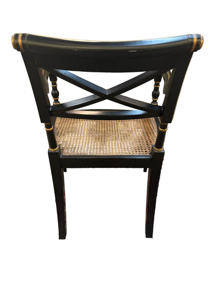 Set 4 Regency Style Caned Chairs