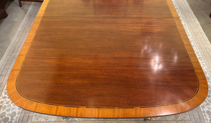 Vintage Baker Furniture Mahogany Dining Table