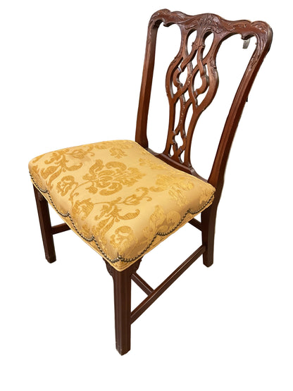 Set of 10 Chippendale Dining Chairs by Baker Furniture Stately Home Collection