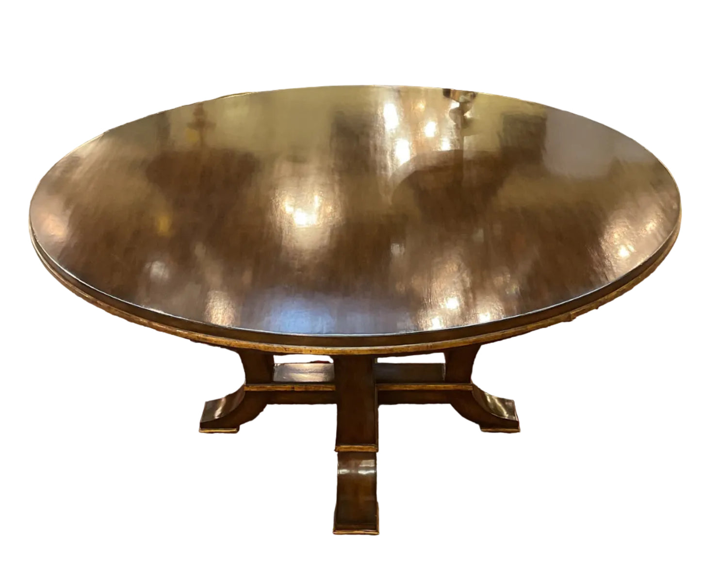 60” Round Dining Table by Marge Carson
