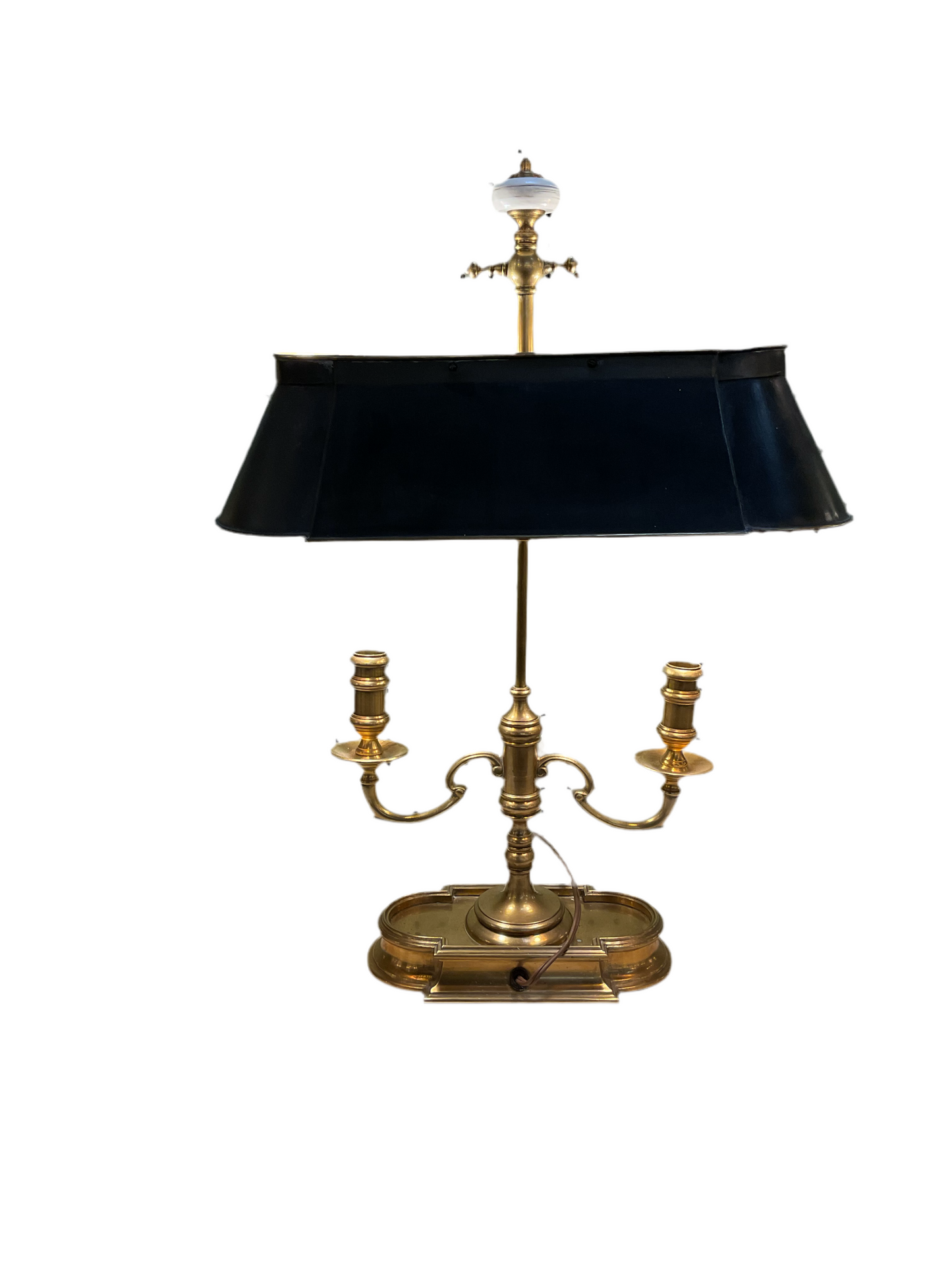 Vintage Bouillotte Brass Lamp By Chapman