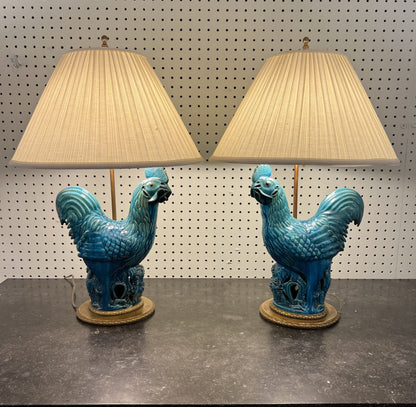 Pr. Antique Chinese Lamps