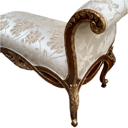 Rococo Style Upholstered Bench by John Richards