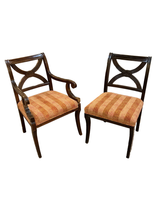 Set 10 Neoclassical Style Dining Chairs
