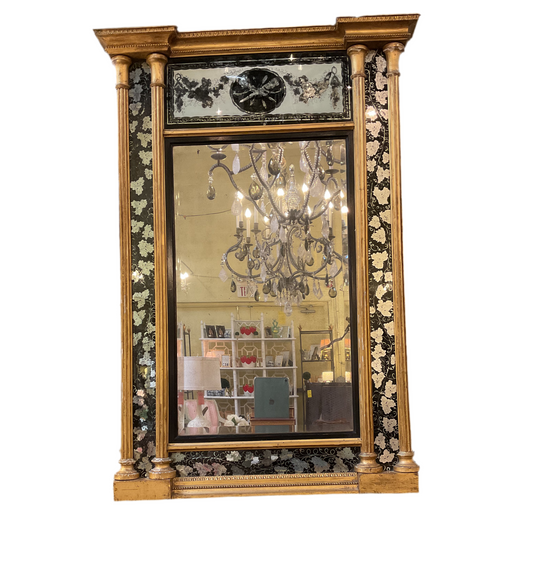 Antique 19th Century Regency Gilded Mirror