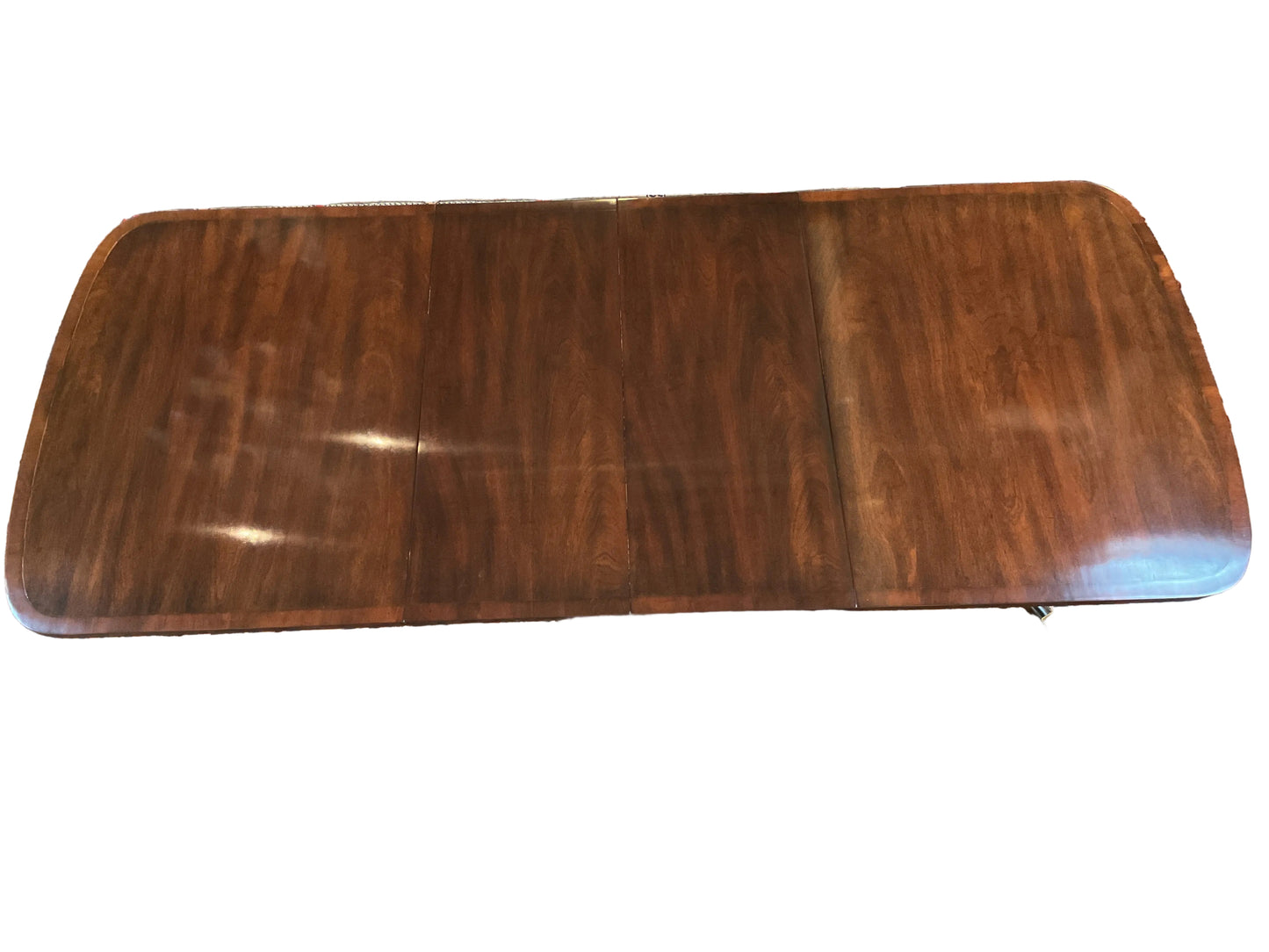 Vintage Mahogany Double Pedestal Dining Table by Kittinger Furniture.