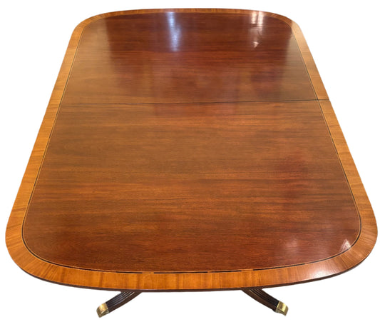 Vintage Baker Furniture Mahogany Dining Table