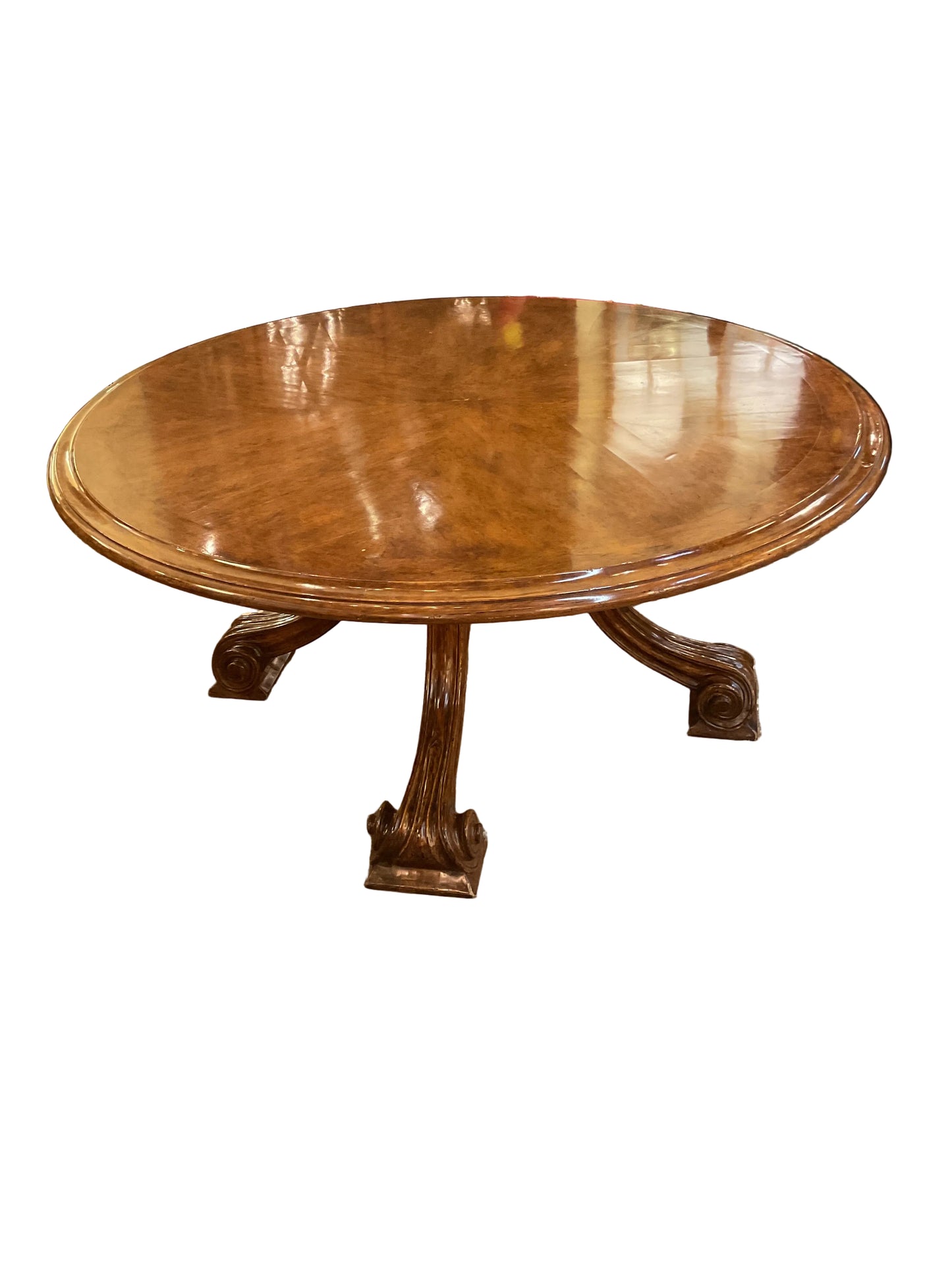 64”Round French Country Dining Table