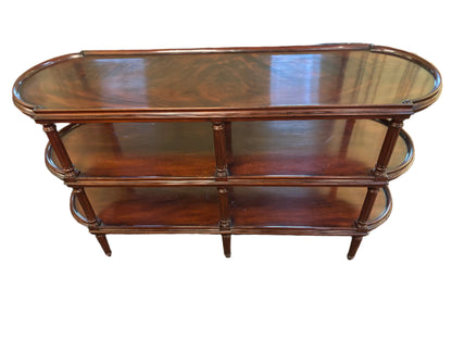 Three Tier Mahogany Server / Console