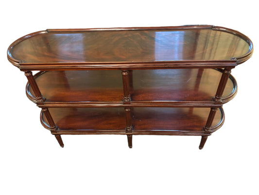 Three Tier Mahogany Server / Console