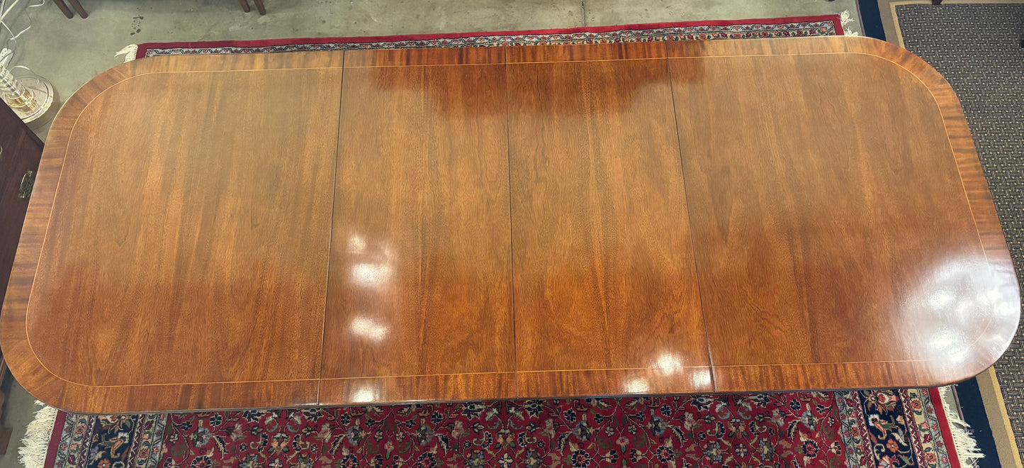 Mahogany Regency Style Dining Table