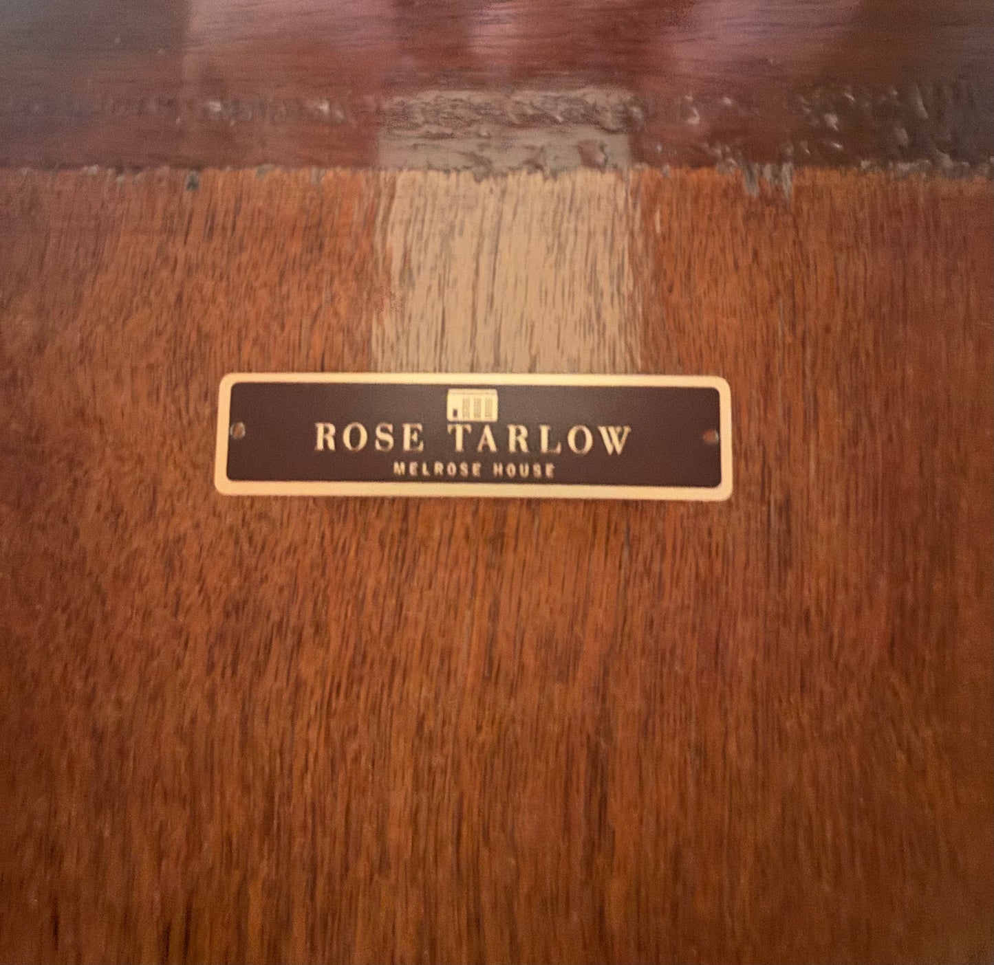 Single Pedestal Mahogany Dining Table By Rose Tarlow Melrose House