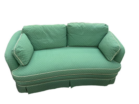 Green Loveseat by Sherrill Company