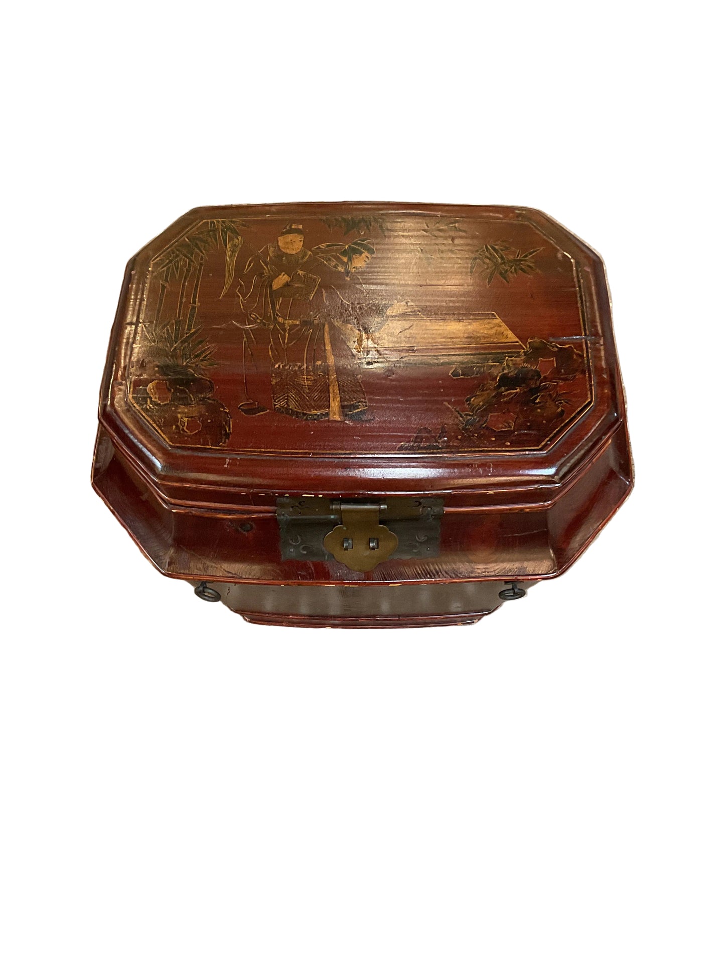 Pair Antique Chinese Marriage Chest