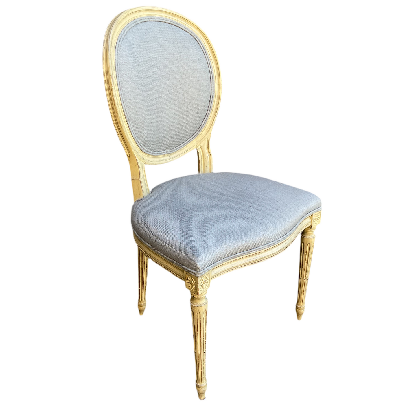 Set of 6 Louis XVI Style Medallion Dining Chairs By Baker Furniture