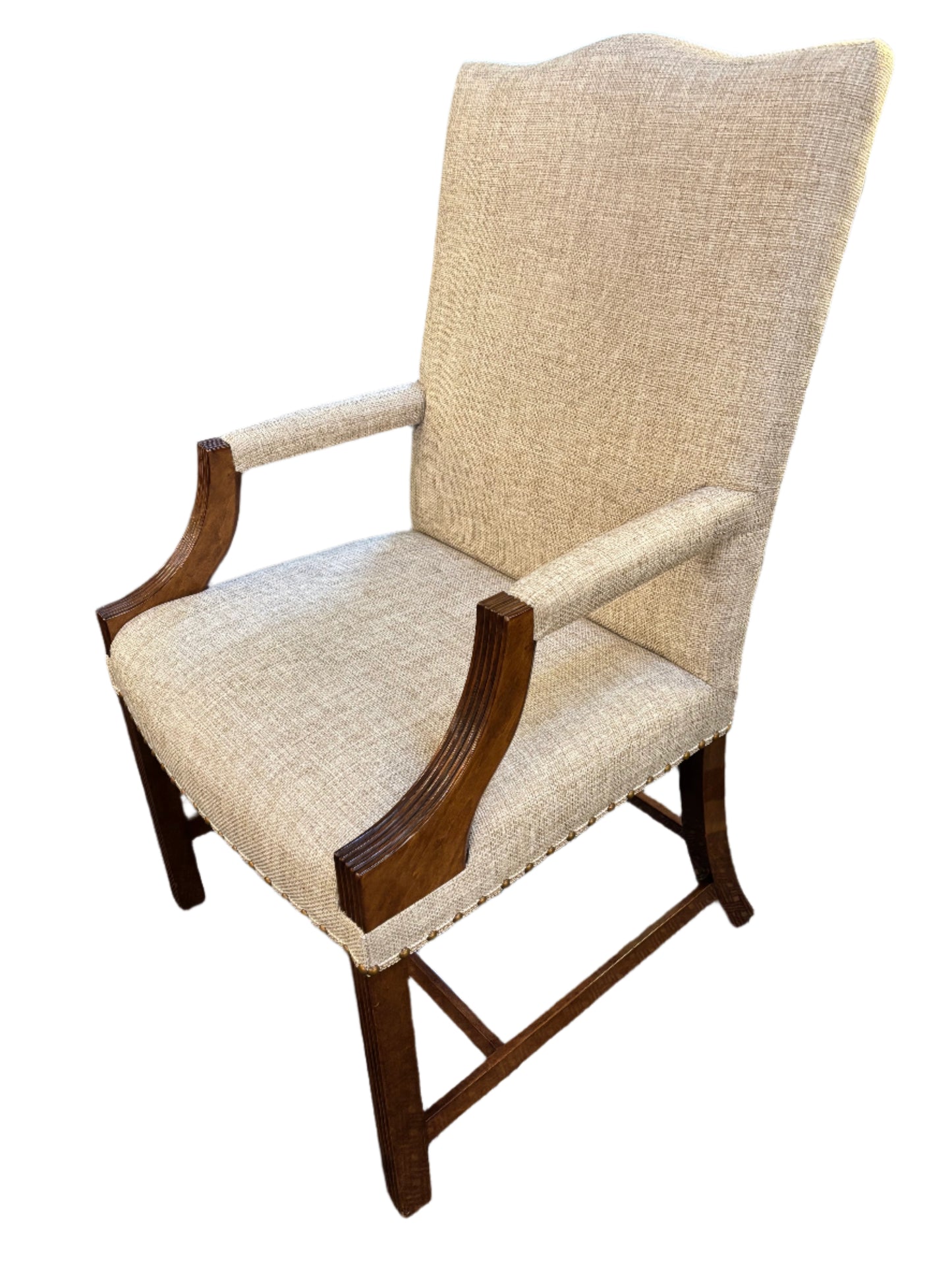 Set of 8 Upholstered Dining Chairs by Rose Tarlow Melrose House.