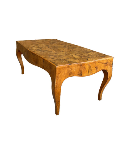 Vintage Olive Wood Coffee Table
