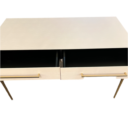 Modern White & Gold Desk